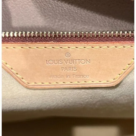 LOUIS VUITTON Luco Brown Monogram LV Logo Canvas Zip Closure Tote - Picture 13 of 16